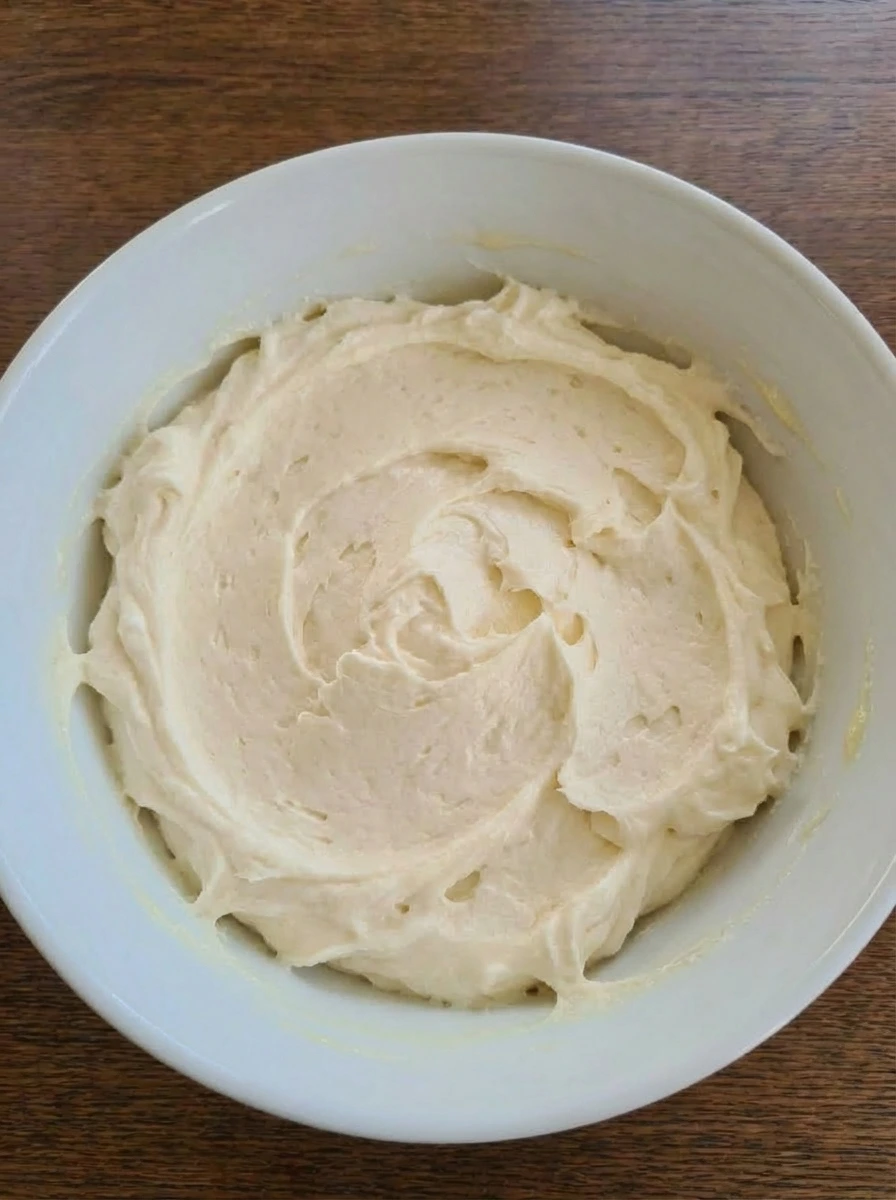 Fluffy vanilla frosting for Classic Vanilla Cupcakes