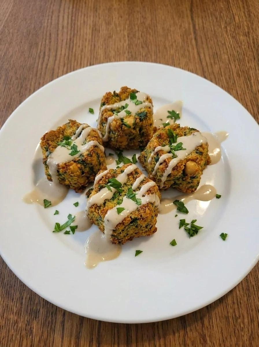 Serve one portion with tahini sauce