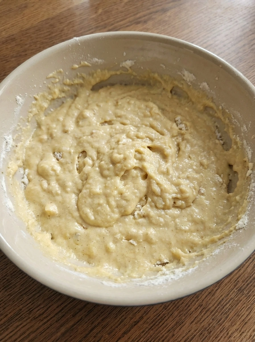 cobbler batter slightly lumpy