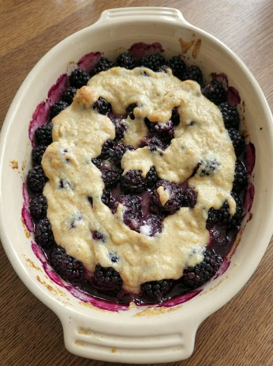 cobbler starting to brown
