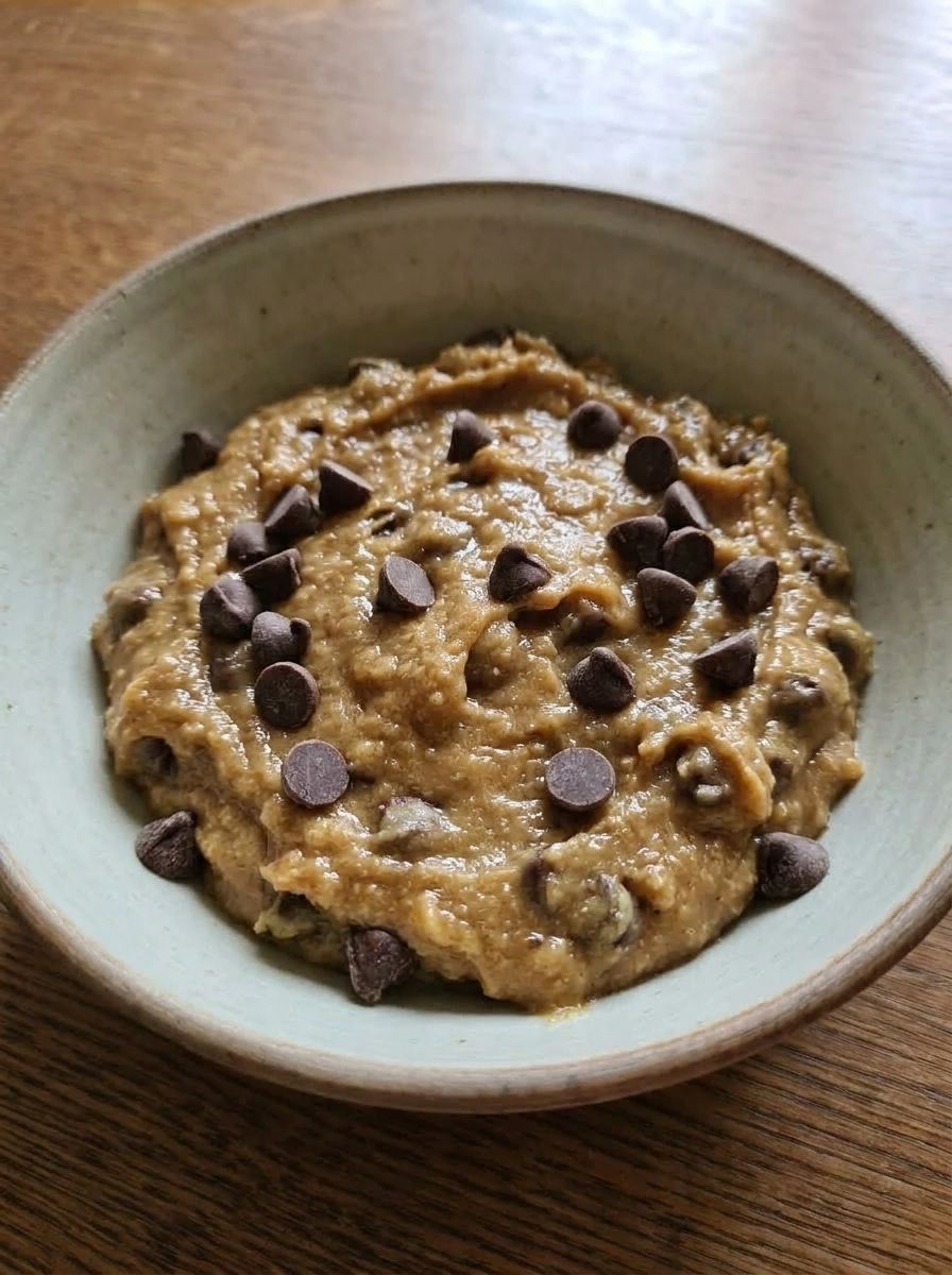 chocolate chips folded into batter