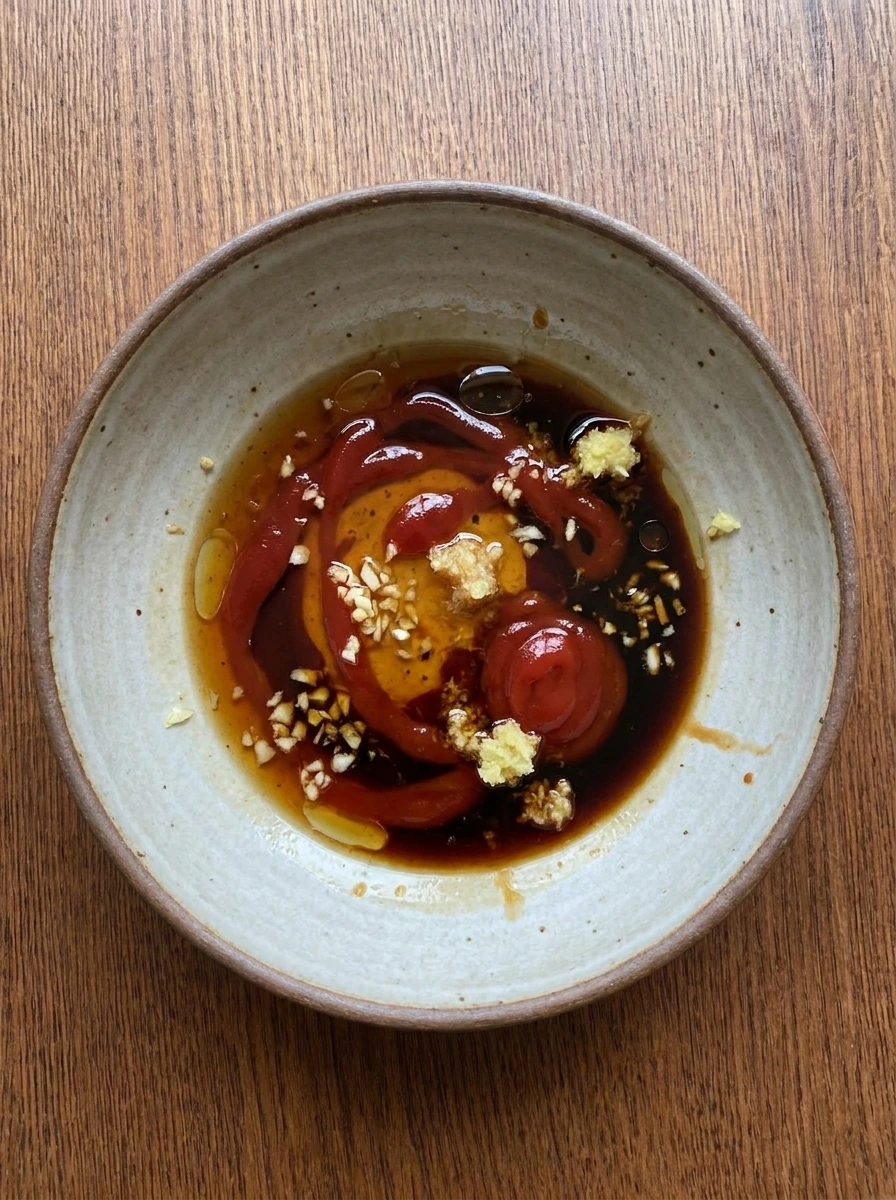 Sticky honey sauce mixed for slow cooker chicken