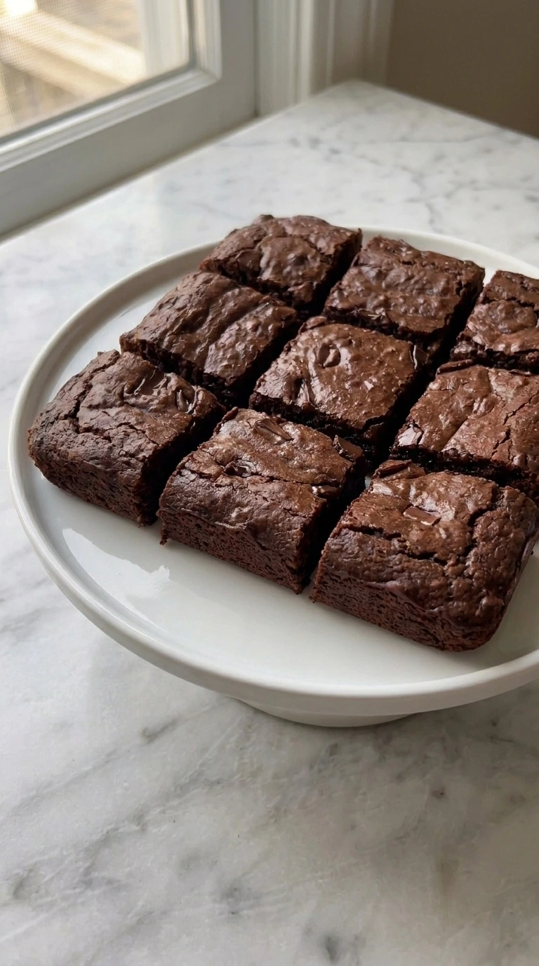 Sweet Potato Brownies — Bake and cool the brownies