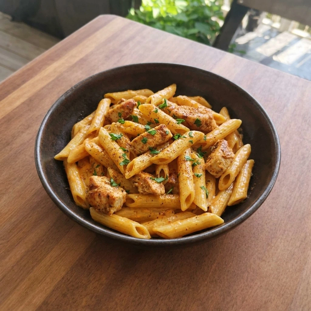 CrockPot Cajun Chicken Pasta creamy penne with tender chicken and cajun sauce Recipe focus: crockpot cajun chicken alfredo pasta.