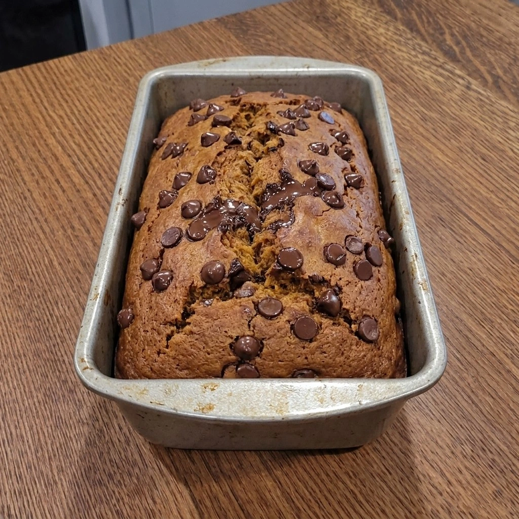 Pumpkin Bread with Cake Mix Boxes baked until golden. Recipe focus: pumpkin bread spice cake mix recipe.