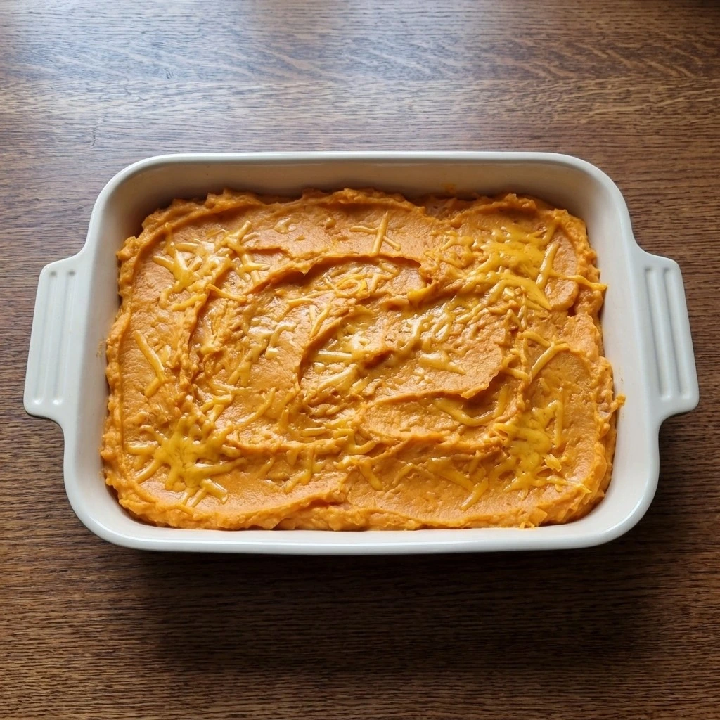 Friendsgiving Food Not Turkey — Layer the mixture into the baking dish Recipe focus: friendsgiving food ideas not turkey.