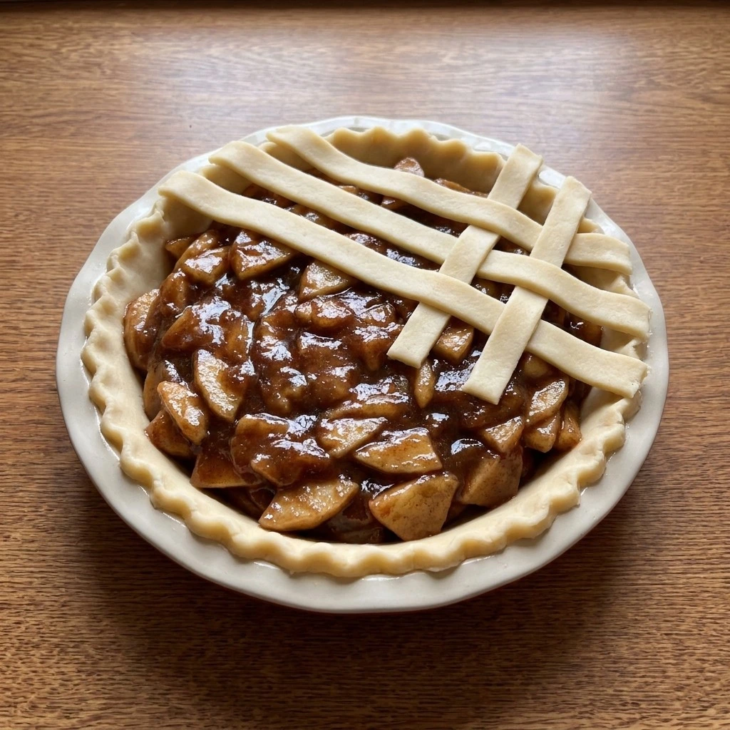 Layer the crust and filling Recipe focus: friendsgiving pie party.