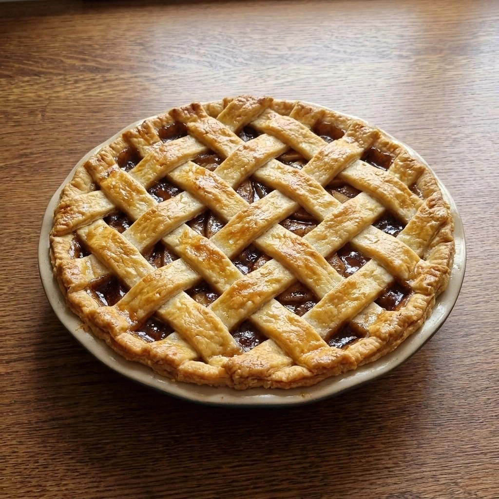 Bake the assembled pie Recipe focus: friendsgiving pie party.