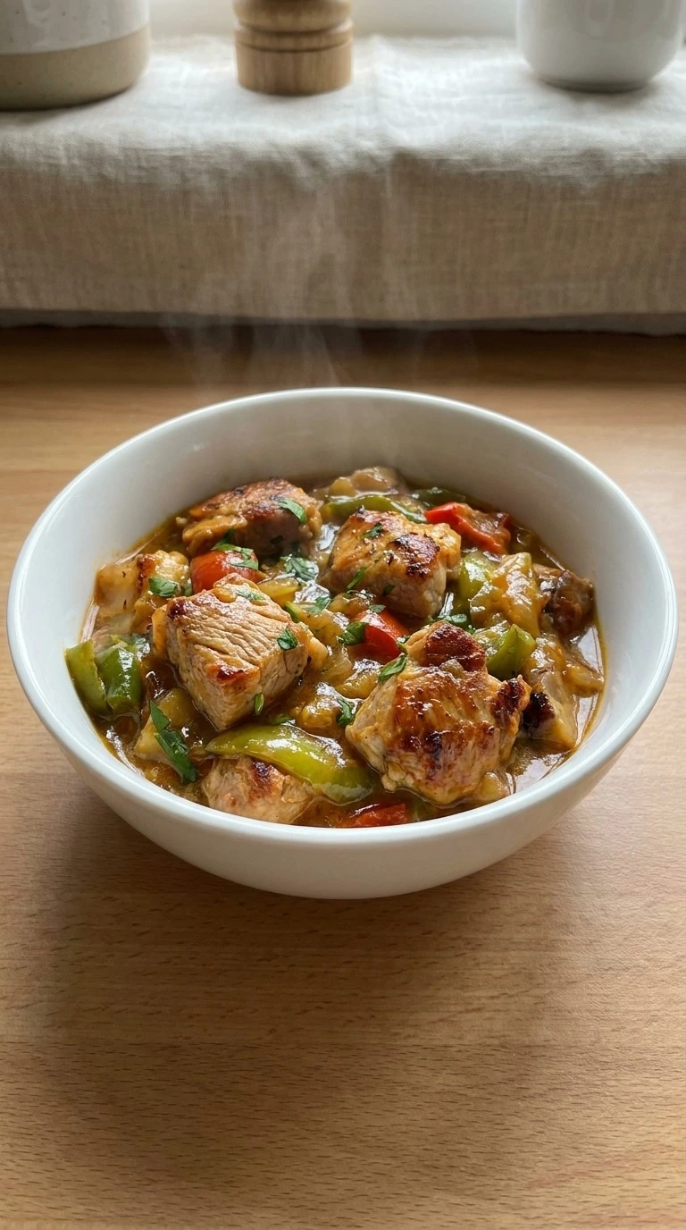 Crockpot Ham and Potato Soup — Step 4 Recipe focus: healthy crockpot recipes.