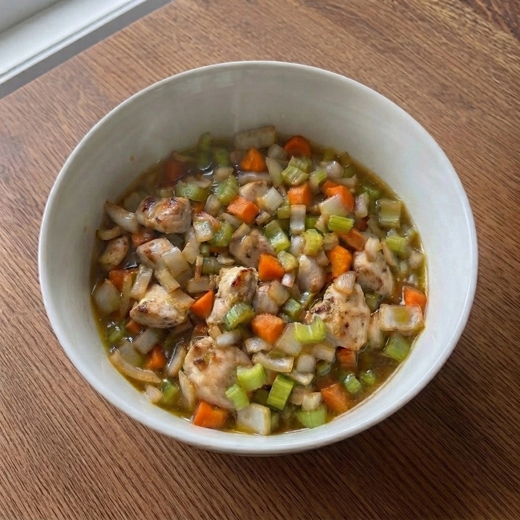Ham and Potato Soup Crockpot — Step 5 Recipe focus: pumpkin loaf with chocolate chips.