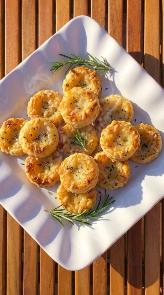 Thanksgiving Cocktail Party Food holiday appetizer spread with golden homemade bites