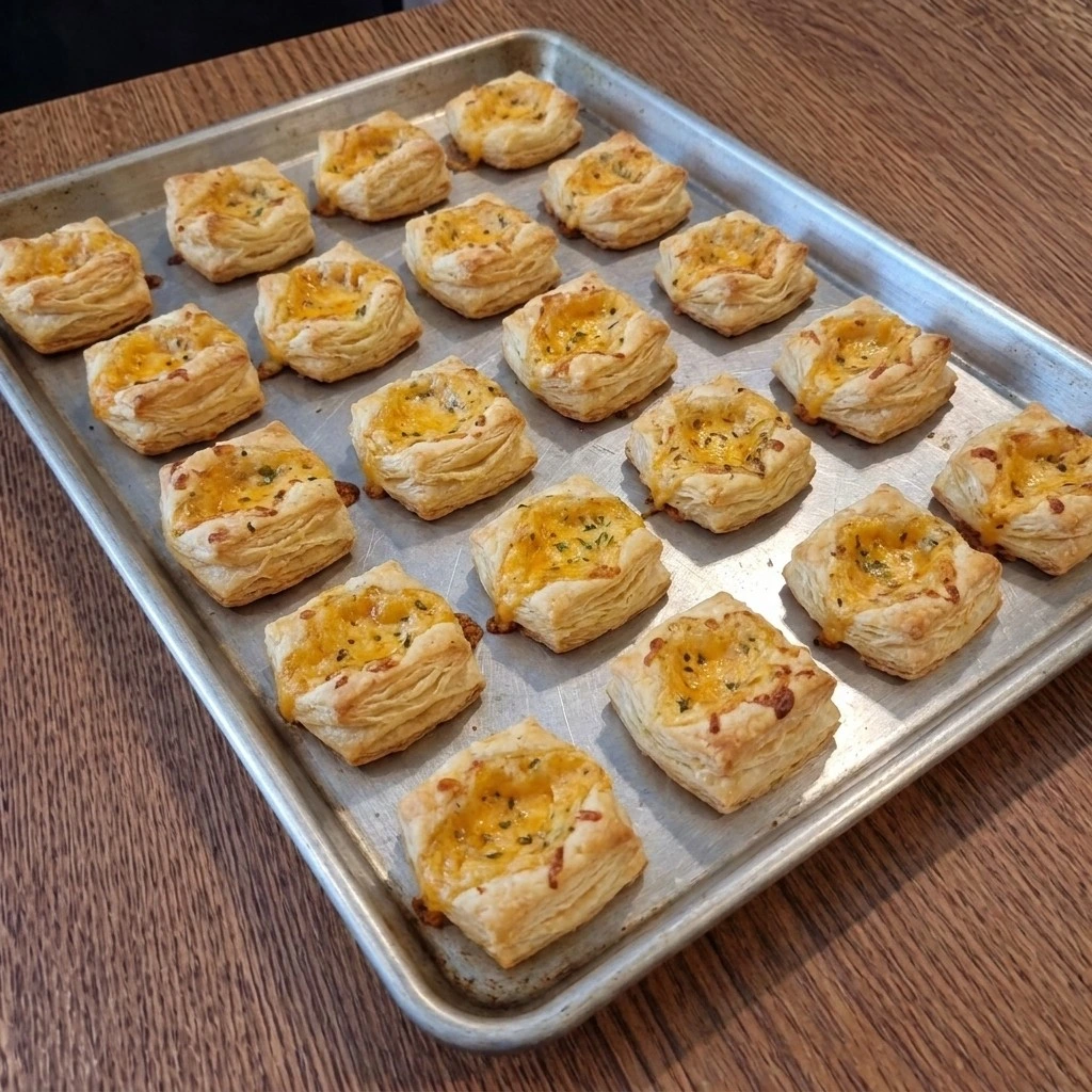 Thanksgiving Cocktail Party Food baked golden appetizer bites