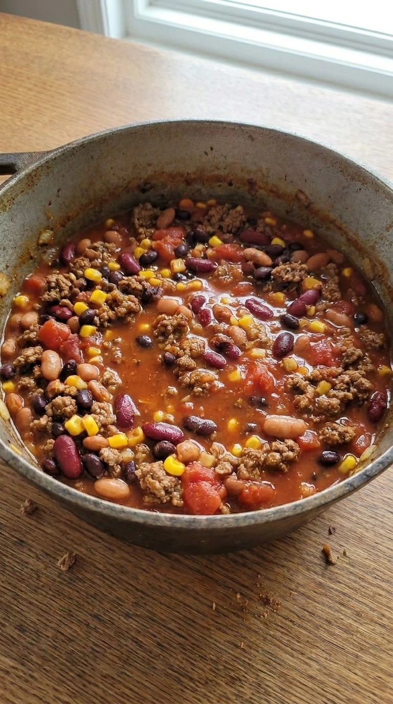7 Can Taco Soup combining beans corn tomatoes and ranch seasoning Recipe focus: taco soup recipe easy.