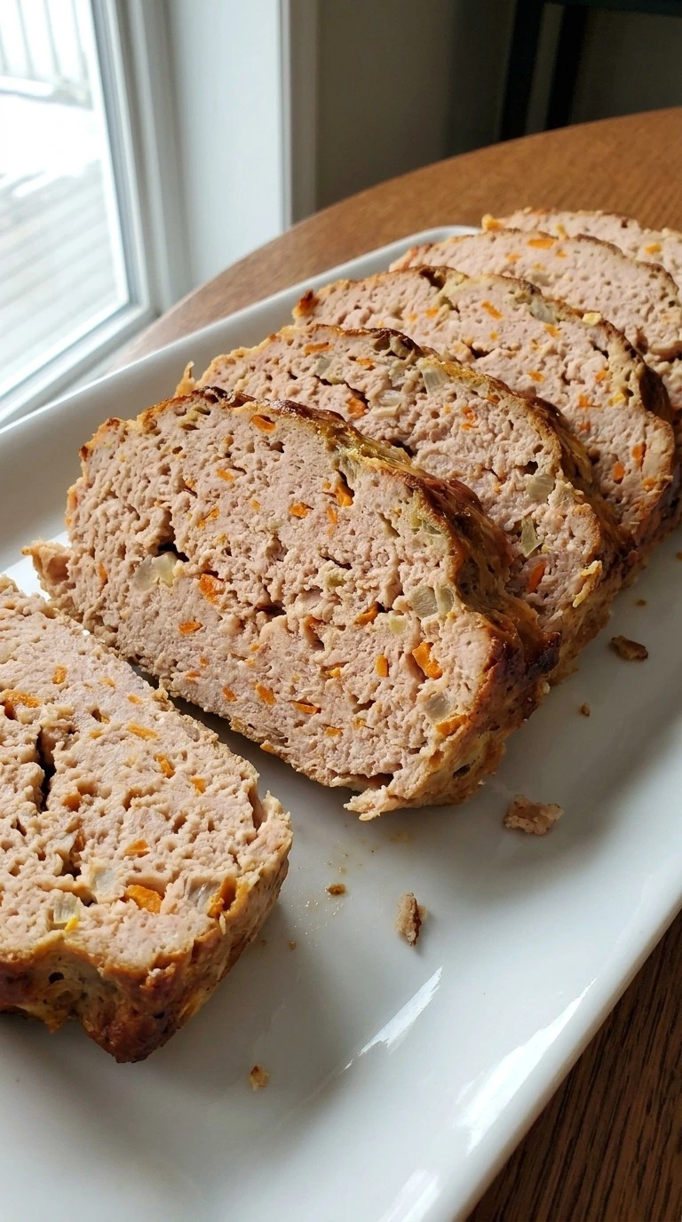 Turkey Meatloaf - Slice and plate the meatloaf Recipe focus: meatloaf recipes easy.