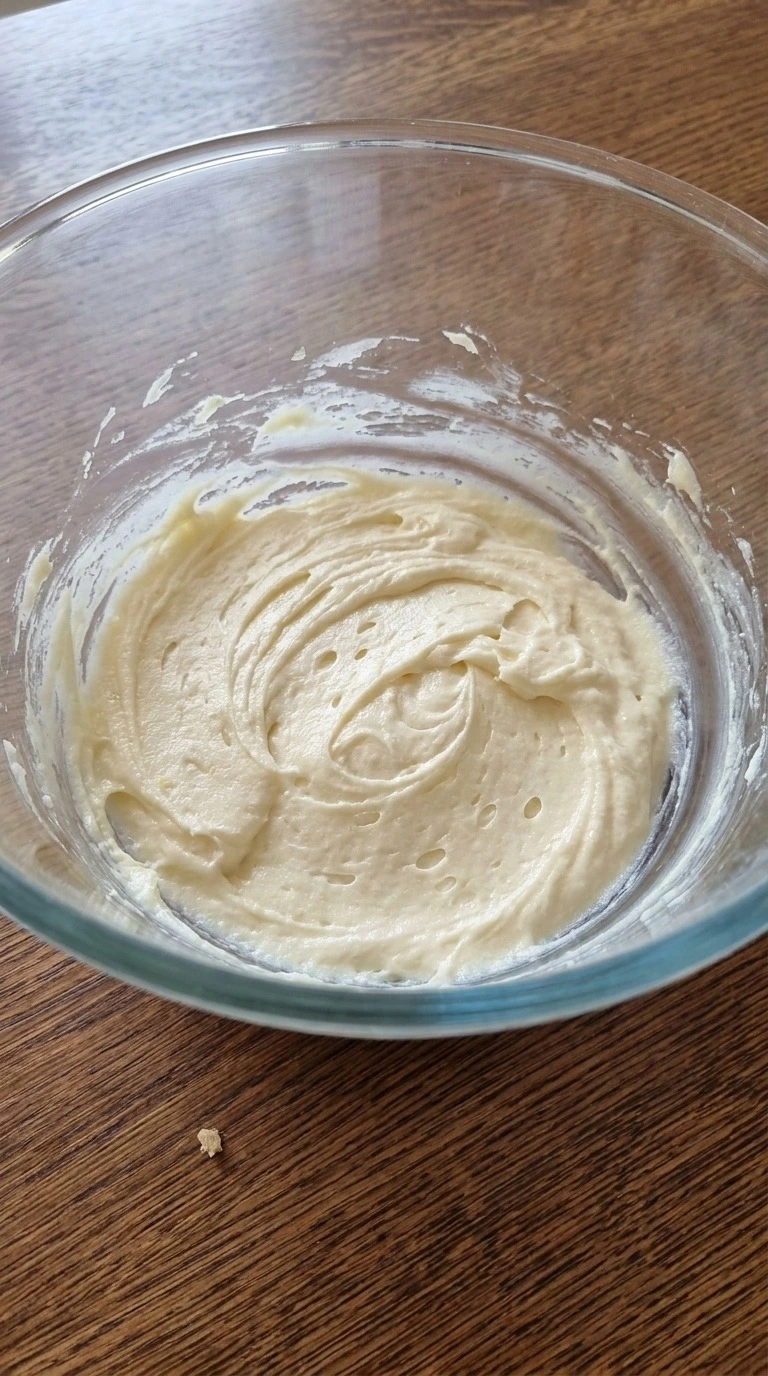 Christmas Crinkle Cookies butter and sugar mixture beaten with eggs into a pale creamy base Recipe focus: gluten free christmas cookies.