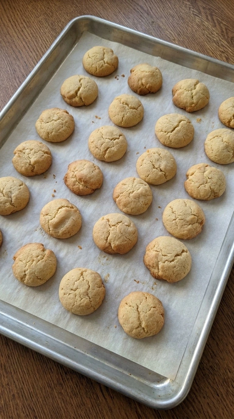 Italian Christmas Cookies baking with golden edges and soft centers Recipe focus: christmas cookies easy.