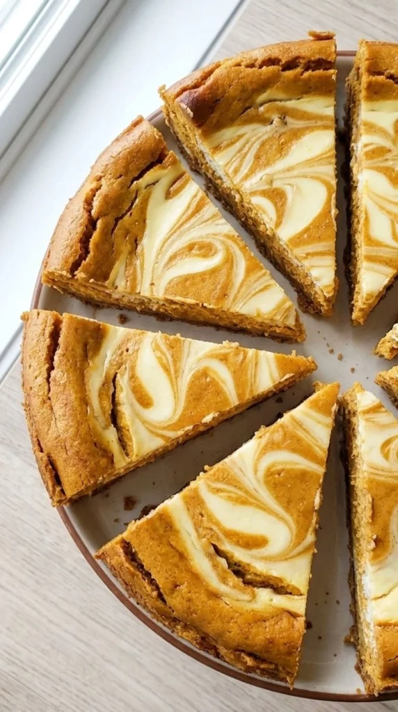 Pumpkin Cheesecake Bars with creamy layers and golden baked slices Recipe focus: pumpkin bars.